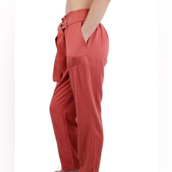 Social Standard By Sanctuary Women's High Waist Melody Paperbag Pant Marsala, XL - Picture 1 of 15